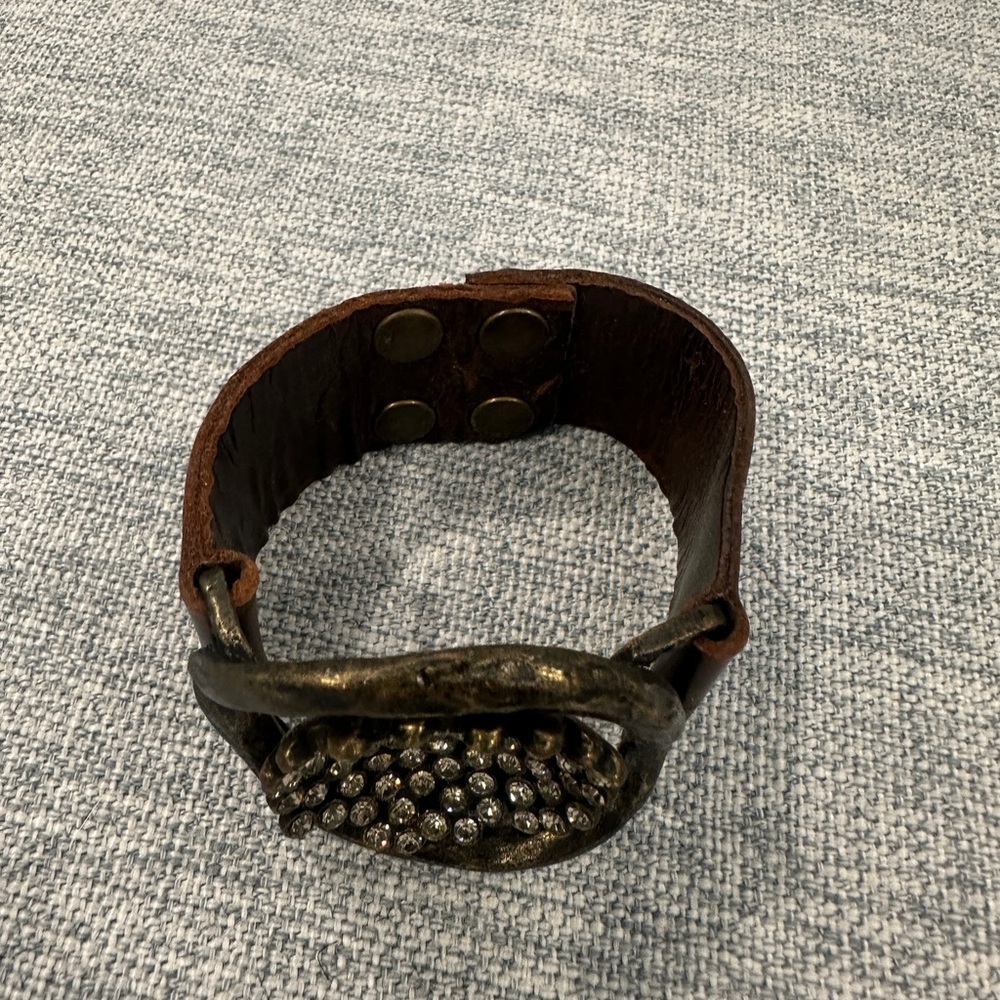 Source Unknown Brown And Silver Bracelet - image 3
